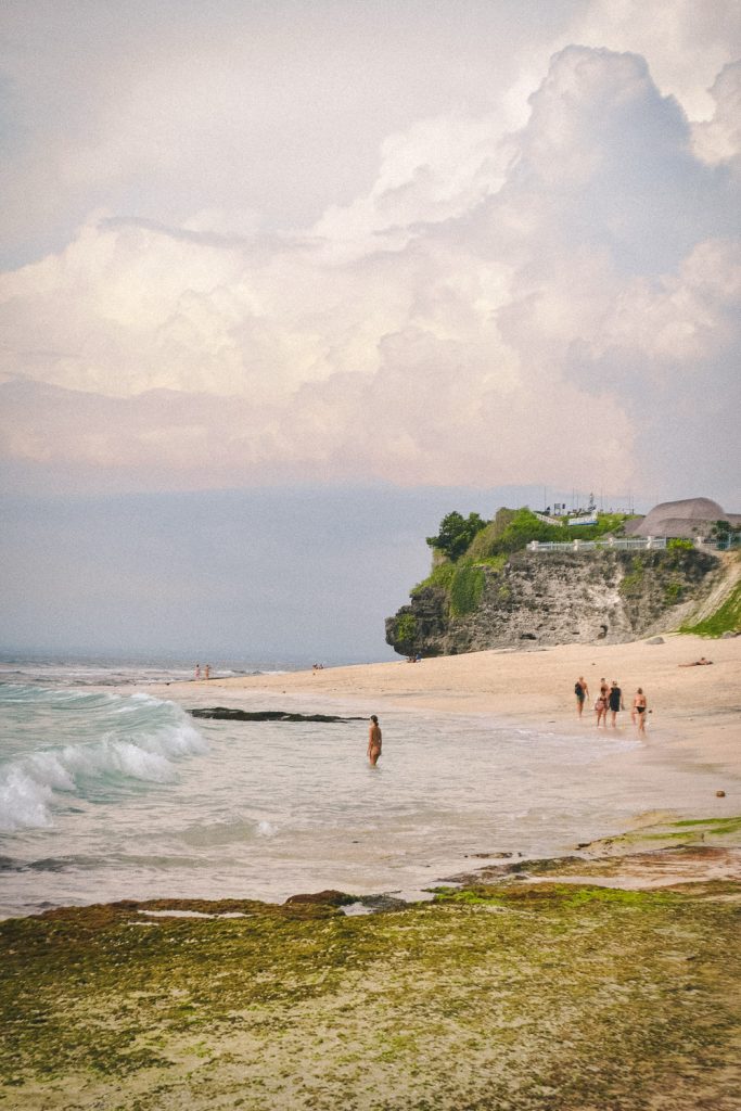 A beautiful scenic beach in Dreamland Beach in Bali